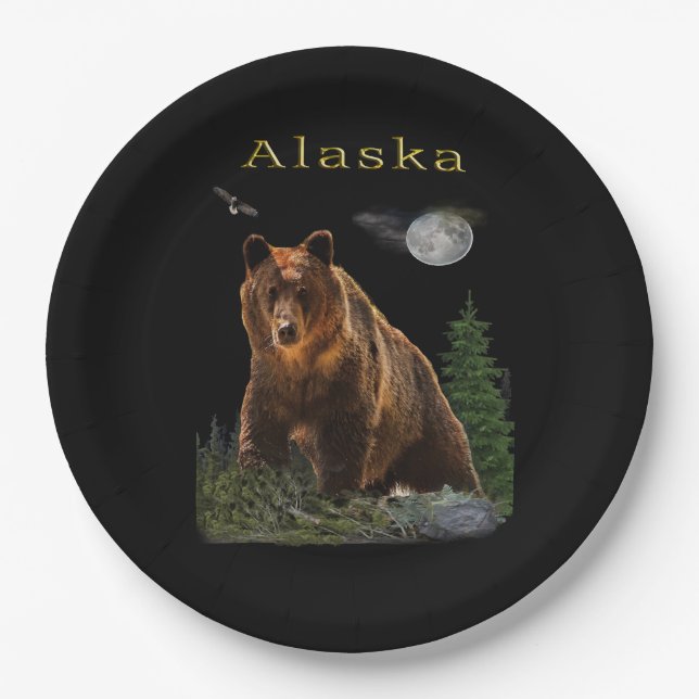 Alaska Paper Plate (Front)