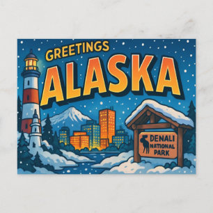 ALASKA Postcard