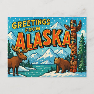 ALASKA Postcard