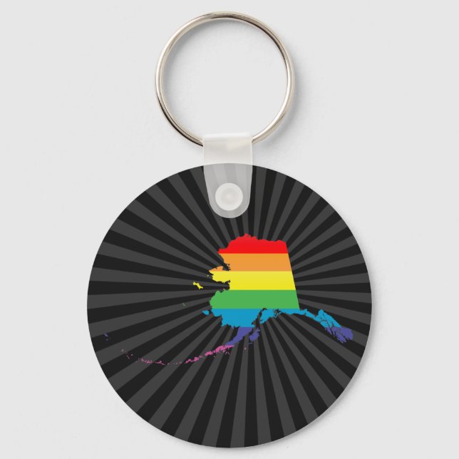 alaska pride. key ring (Front)