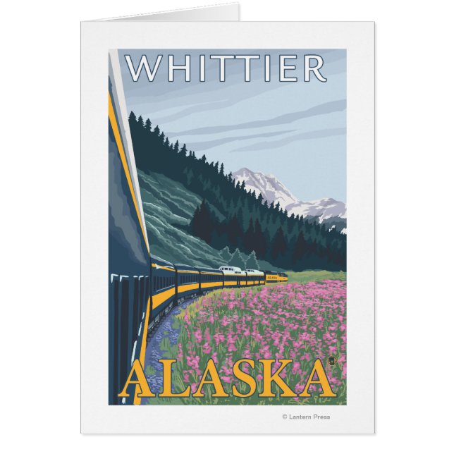 Alaska Railroad Scene - Whittier, Alaska (Front)