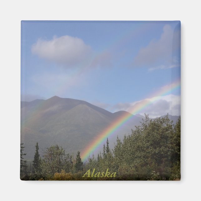 Alaska Rainbow Magnet (Front)