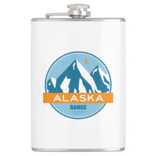 Alaska Range Hip Flask