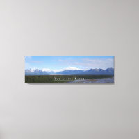 Alaska Range Landscape Stretched Canvas Print