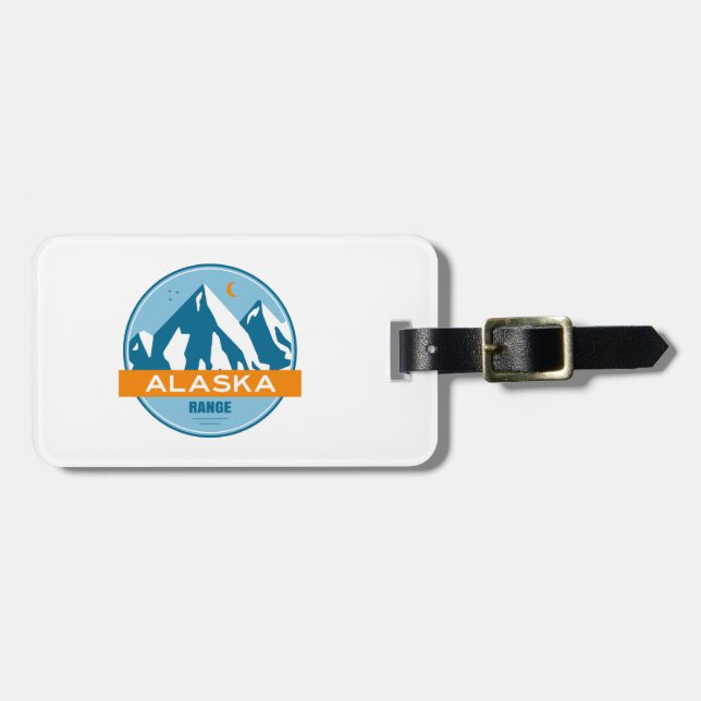 Alaska Range Luggage Tag (Front Horizontal)