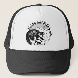Alaska Raw Fur Logo Trucker Hat