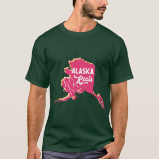 Alaska Roots Pink Orange T-Shirt