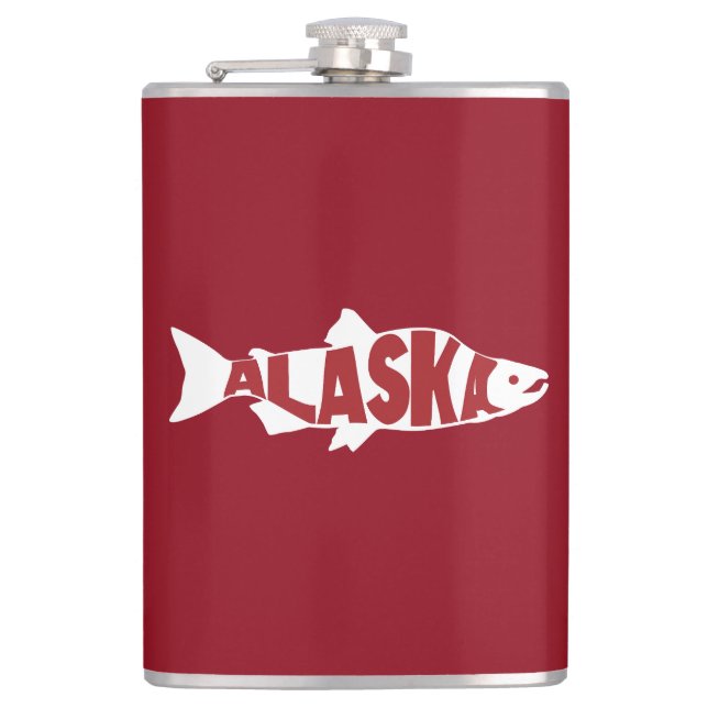 Alaska Salmon Flask (Front)