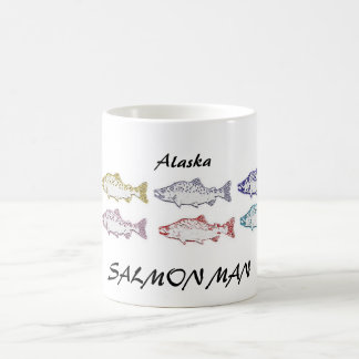 ALASKA SALMON MAN COFFEE CUP