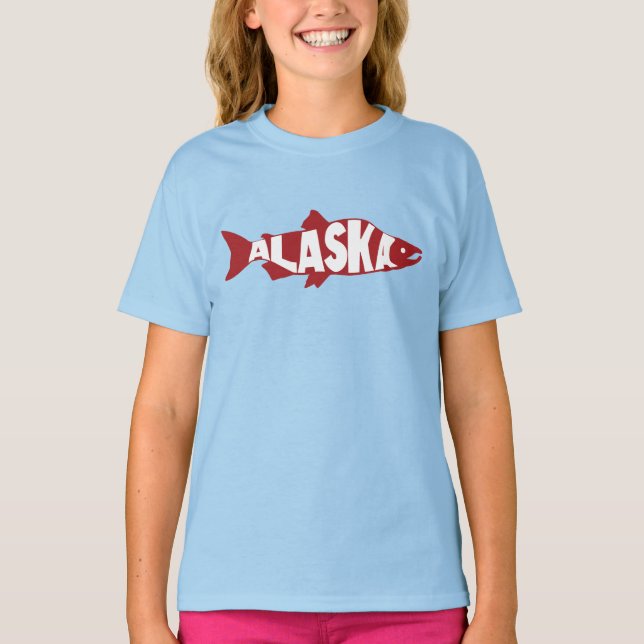 Alaska Salmon T-Shirt (Front)