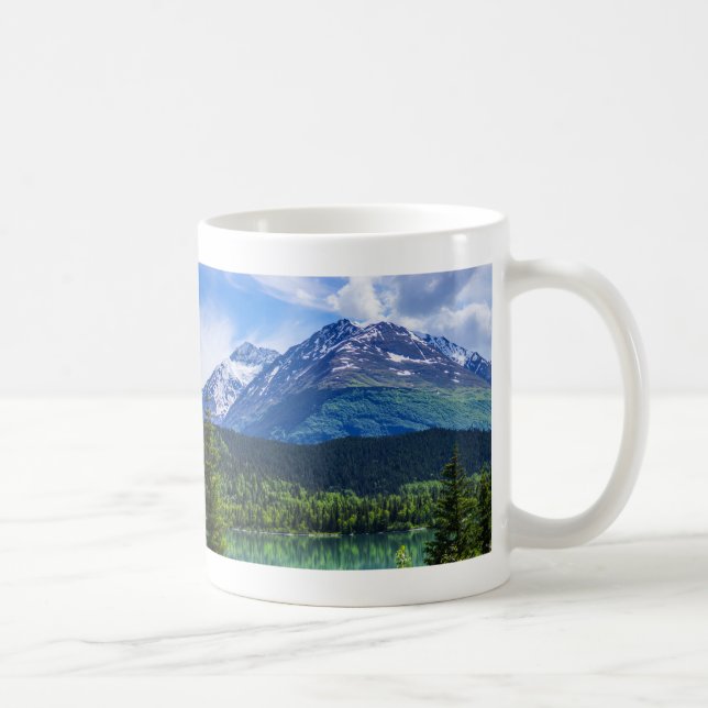 Alaska Scenic Byway Mountain Coffee Mug (Right)