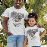 Alaska Ship Embarkation Cruise Animals  T-Shirt<br><div class="desc">You may change the style of this shirt by choosing More > under the style option. It may be personalised in the area provide or customising by choosing the click to customise further option and changing the name, initials or words. You may also change the text colour and style or...</div>