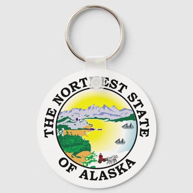 Alaska sign key ring (Front)