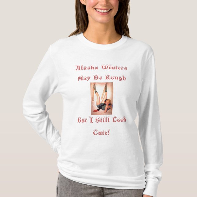 Alaska Ski Bunny T-Shirt (Front)