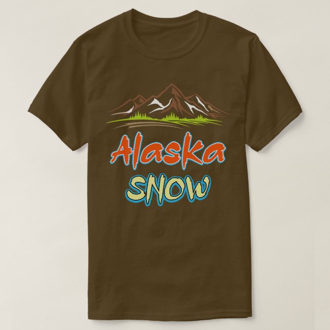 Alaska Snow TShirt (Design Front)