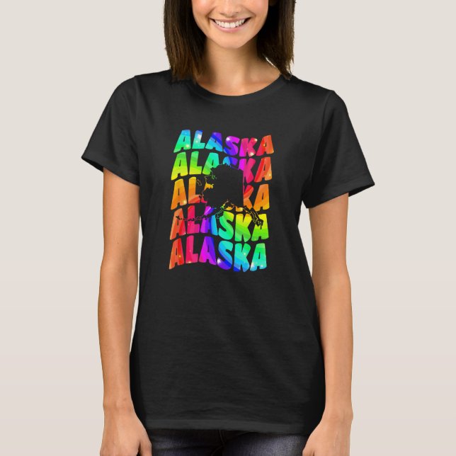 Alaska Souvenir Vacation Tourist Alaskan Territory T-Shirt (Front)
