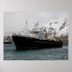 Alaska Spirit, F. C. A. Fishing Trawler Poster