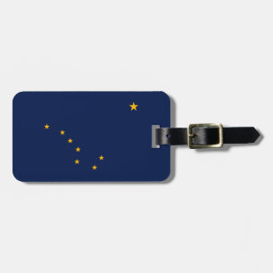 Alaska State Flag Design Luggage Tag