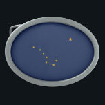 Alaska State Flag Design Oval Belt Buckle<br><div class="desc">Here's an Alaska State Flag Design presented on a variety of popular products. A great gift idea for all occasions and anyone in for a visit. 
 



















Use the "Ask this Designer" link to contact us with your special design requests or for some assistance with any of your customisation needs.</div>