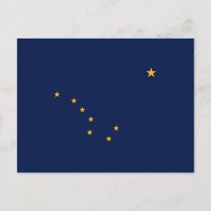 Alaska State Flag Design Postcard