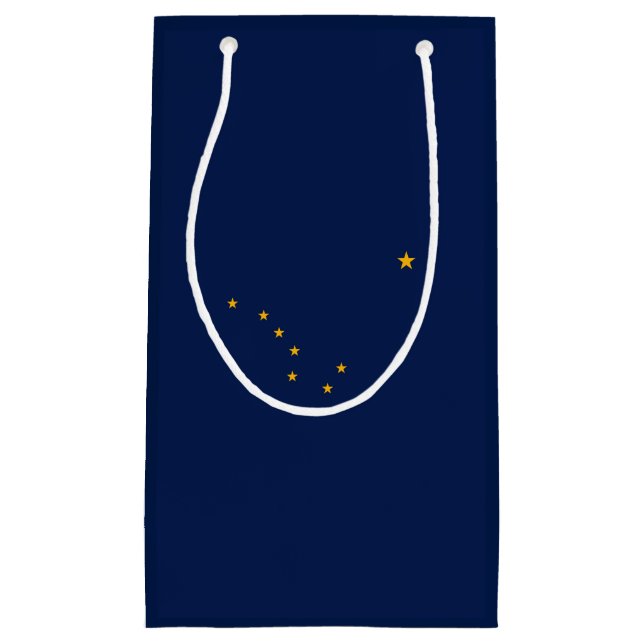 Alaska State Flag Design Small Gift Bag (Front)