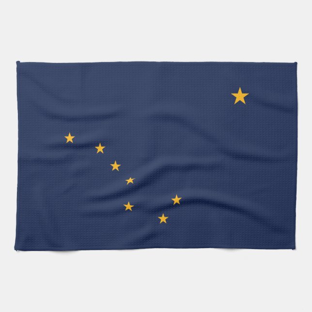 Alaska State Flag Kitchen Towel (Horizontal)
