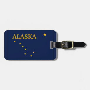 Alaska State Flag Luggage Tag