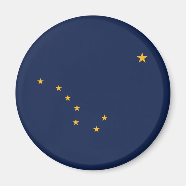 Alaska State Flag Magnet (Front)