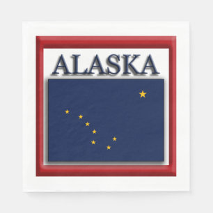 Alaska State Flag Napkin