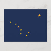 Alaska State Flag Postcard