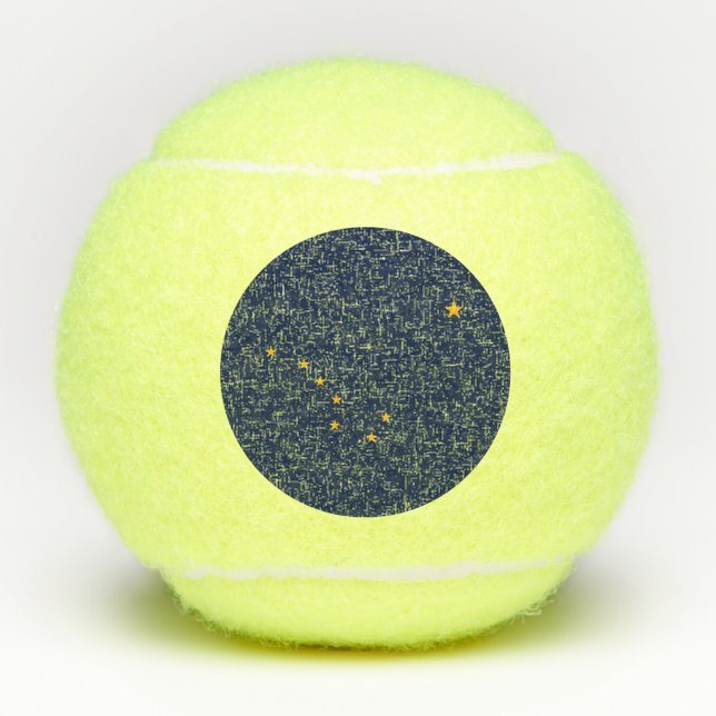 Alaska State Flag Tennis Balls (Front)