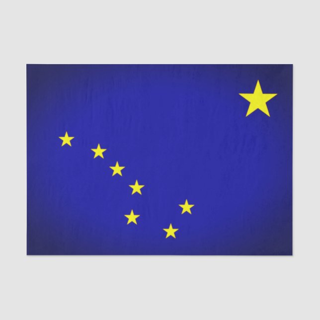 Alaska State Flag Tissue Paper (Front)