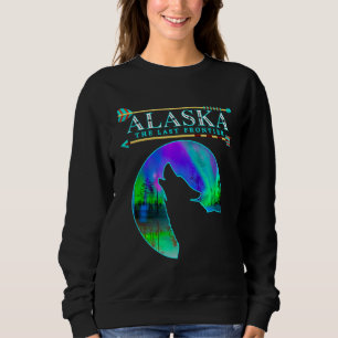 Alaska State Pride Alaska Northern Lights Alaskan  Sweatshirt
