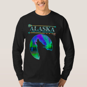 Alaska State Pride Alaska Northern Lights Alaskan T-Shirt
