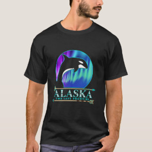 Alaska State Pride Alaska Northern Lights Alaskan T-Shirt