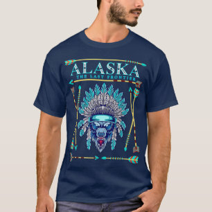 Alaska State Pride Alaska Northern Lights Alaskan  T-Shirt