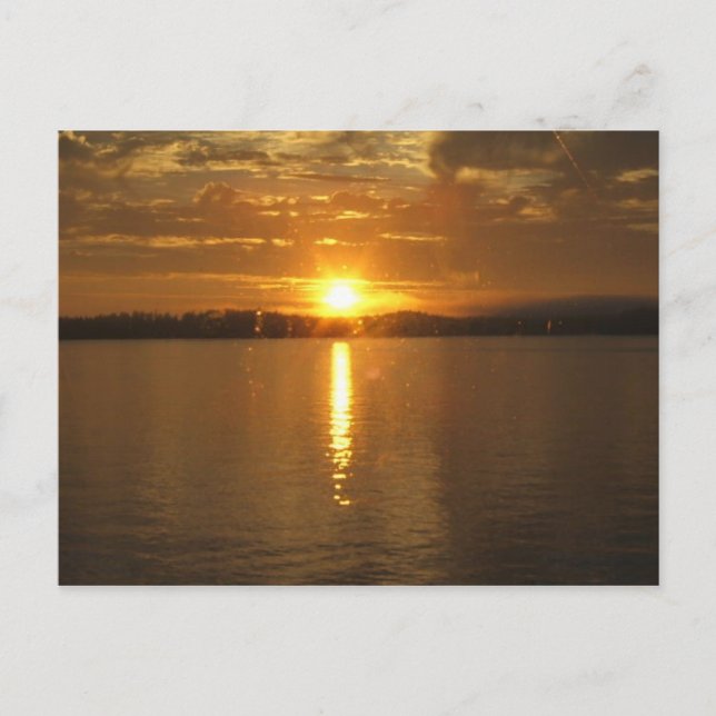 Alaska Sunset Postcard (Front)