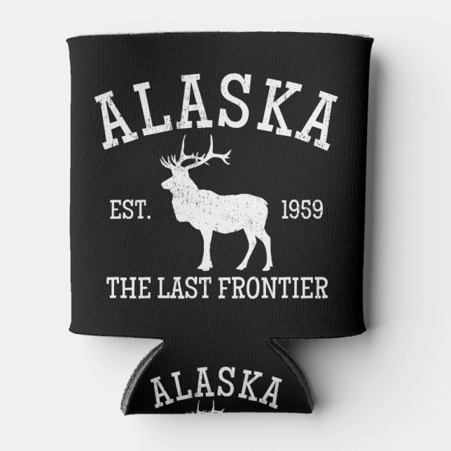 Alaska The Last Frontier Can Cooler (Front)