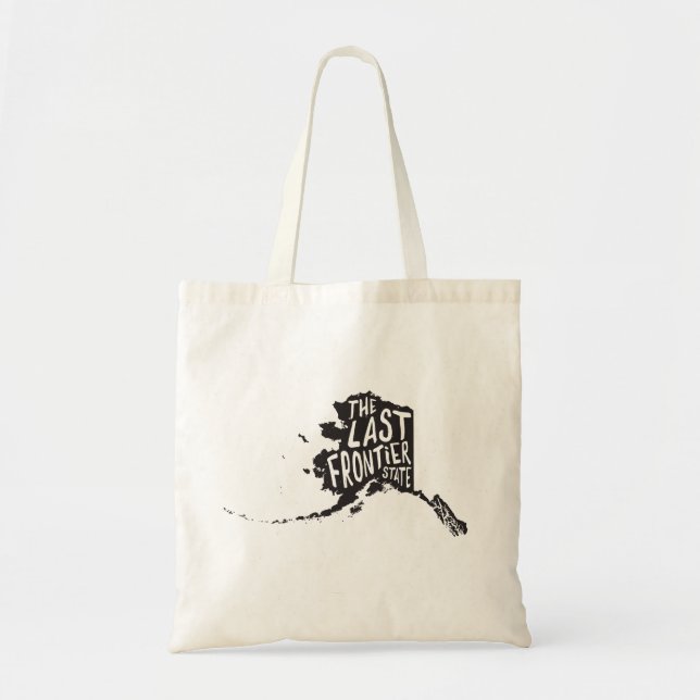 Alaska: The Last Frontier State Tote Bag (Front)