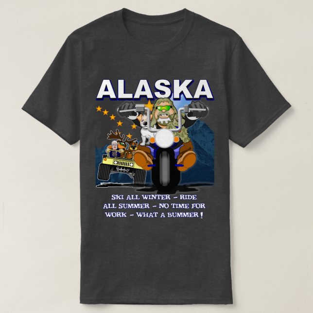 ALASKA - THE LAST FRONTIER T-Shirt (Design Front)