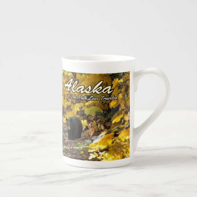 Alaska The Path Less Travelled Bone China Mug (Right)