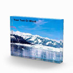 Alaska Tidewater Glacier Photo Block