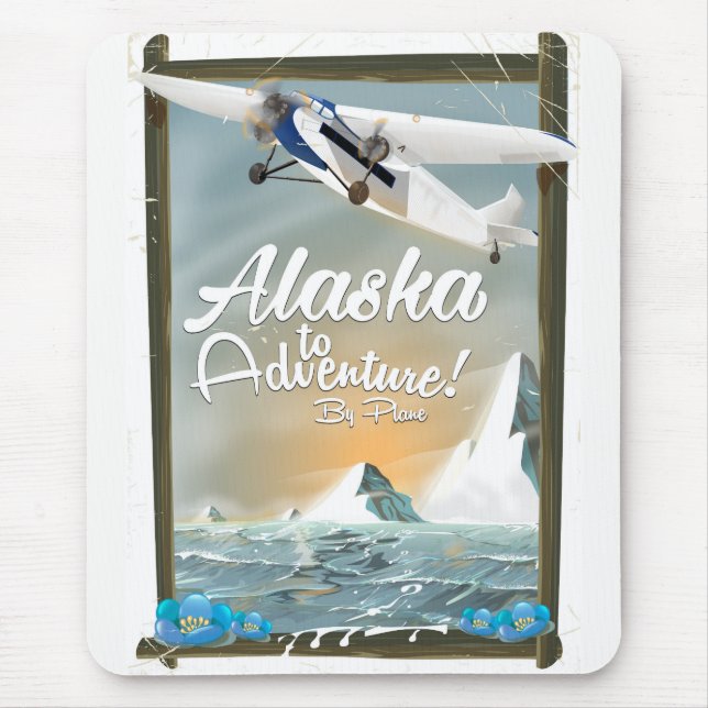 Alaska To Adventure! Mouse Pad (Front)
