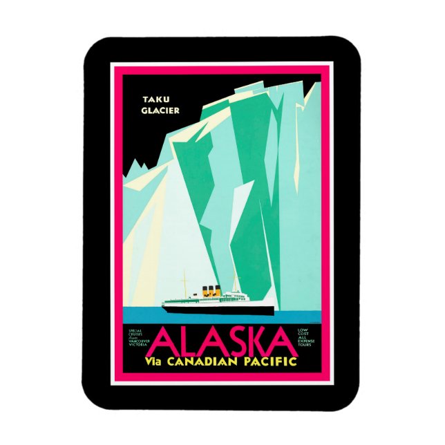 Alaska Travel Magnet (Vertical)