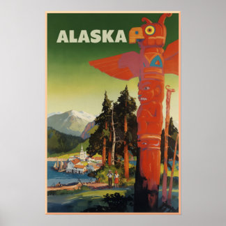 Alaska Travel poster 
