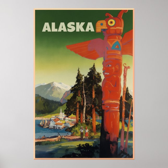 Alaska Travel poster  (Front)