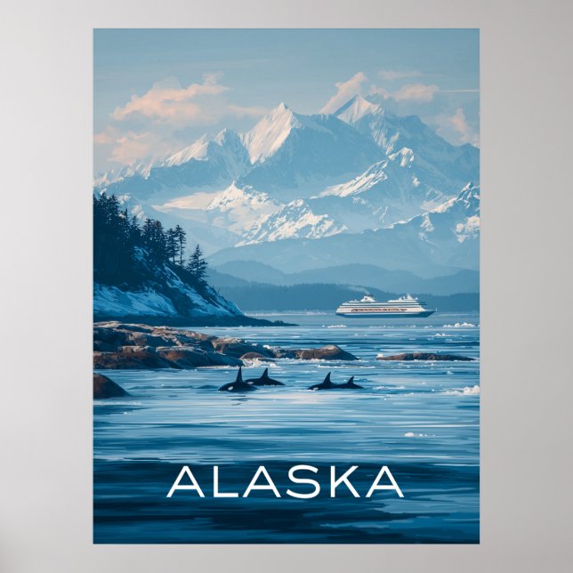 Alaska Travel  Poster (Front)