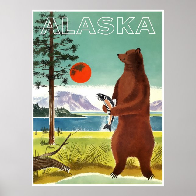 Alaska travel poster  (Front)