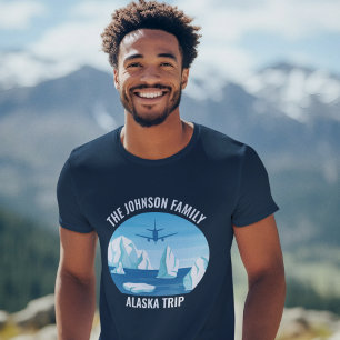 Alaska Trip Blue Glacier Customised T-Shirt