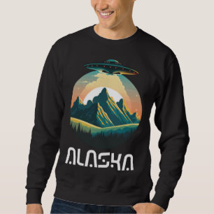 Alaska UFO For UFO and Alien Fans Sweatshirt